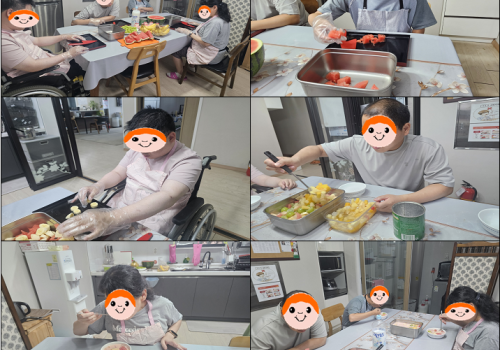 요리프로그램 -딸기우유 수박화채 만들기